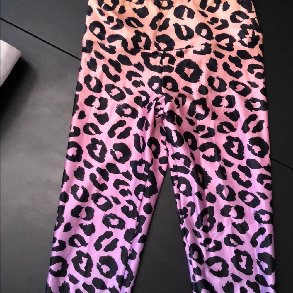 Goldsheep leopard leggings